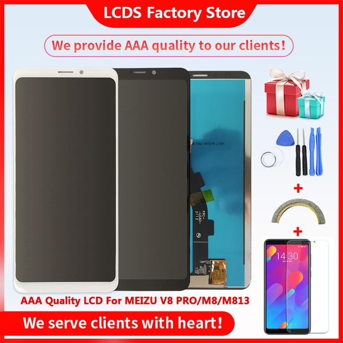 5.7" AAA Quality LCD For MEIZU V8 PRO Lcd With Frame Display Screen Touch Screen For MEIZU M8 LCD M8