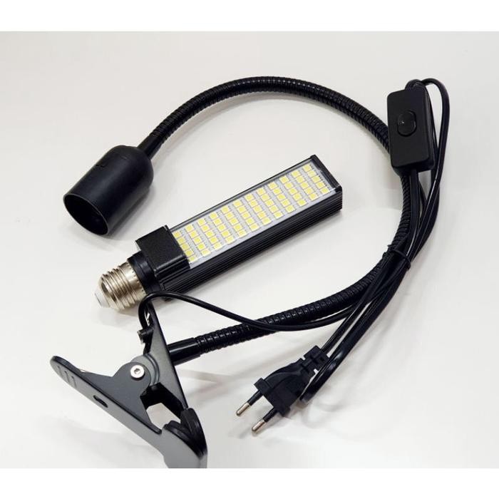 Lampu Jepit Service 60 Led + Gagang /Lampu Service Jepit 60 Led+Gagang