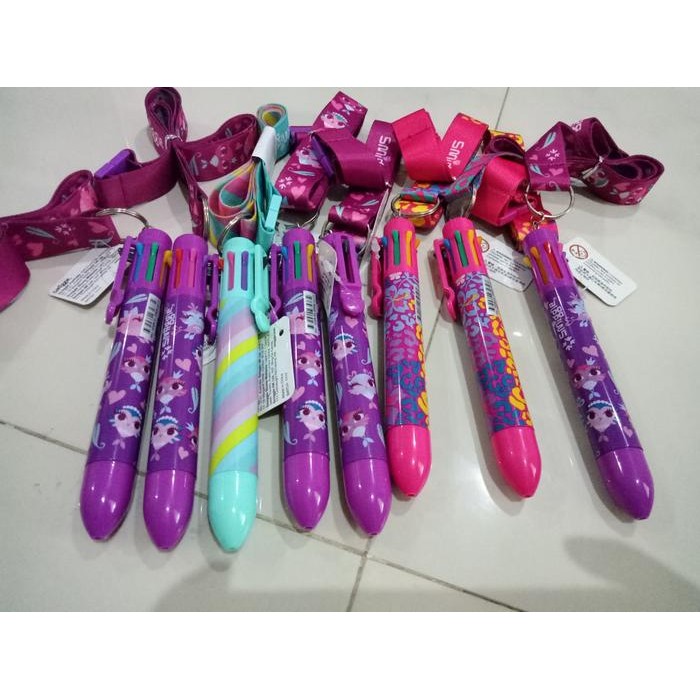 

Smiggle Pen Rainbow Lanyard Snazzy - Pulpen Gantung Smiggle