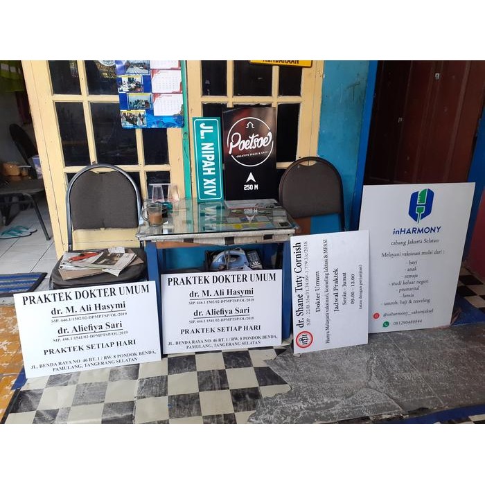 

Papan Nama Dokter - Apotek - Klinik - Custom