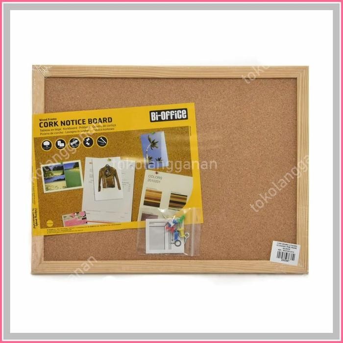 

Bi-Silque Cork Board Papan Buletin 60X45 Cm