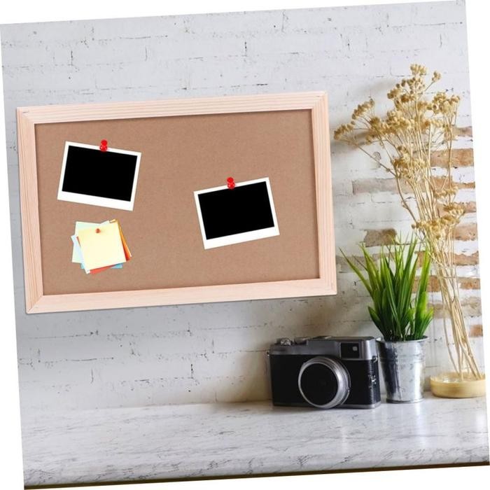 

Note Memo Board / Pin Board Papan Pengumuman Wood Wall Hanging Message