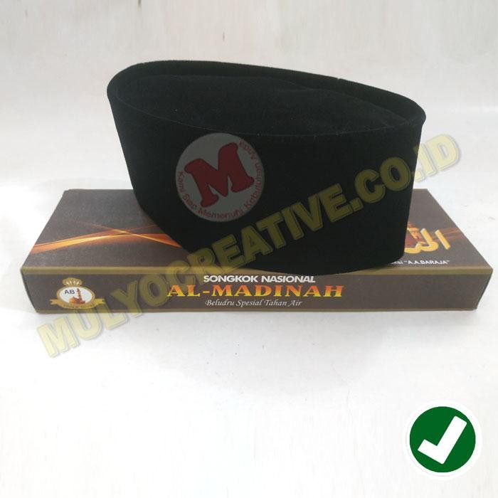 

Peci Hitam Polos Songkok Peci Al Madinah Kopyah Peci Murah PREMIUM