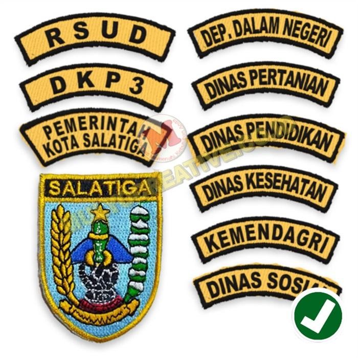 

Bed Bordir Logo Dinas Kota Salatiga - Bordir Pemkot Salatiga PREMIUM