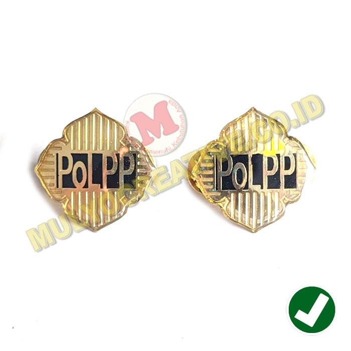

Pin Krah Pol PP Pin Bros Kerah Satpol PP Bahan Kuningan Fiber PREMIUM