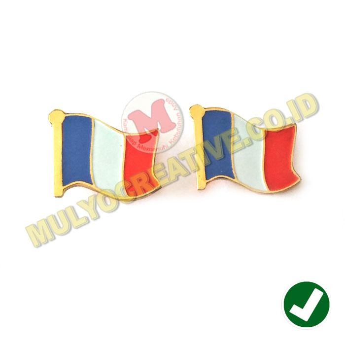 

Pin Flag Negara Prancis Pin Bendera Negara Prancis Flag Pin France PREMIUM