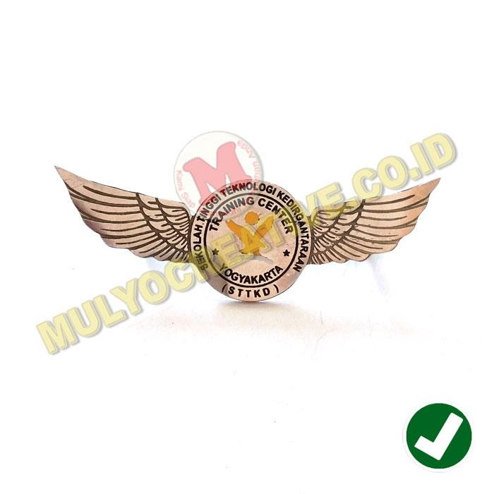 Wing Sekolah Kedirgantaraan - Lencana Wing Logo STTKD Murah PREMIUM