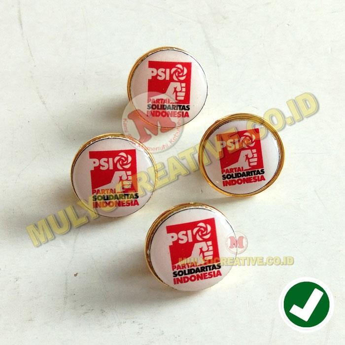 

Pin Bross Partai Solidaritas Indonesia - Pin Partai PSI Bulat 2 Cm PREMIUM