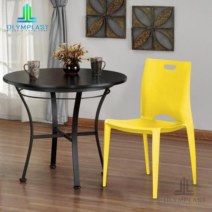Olymplast Ol 301 Kursi Bangku Makan Sender Plastik Cafe Resto Santai