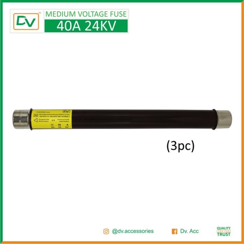 PROMO DV MEDIUM VOLTAGE FUSE MV FUSE 24KV 40A (3PCS)