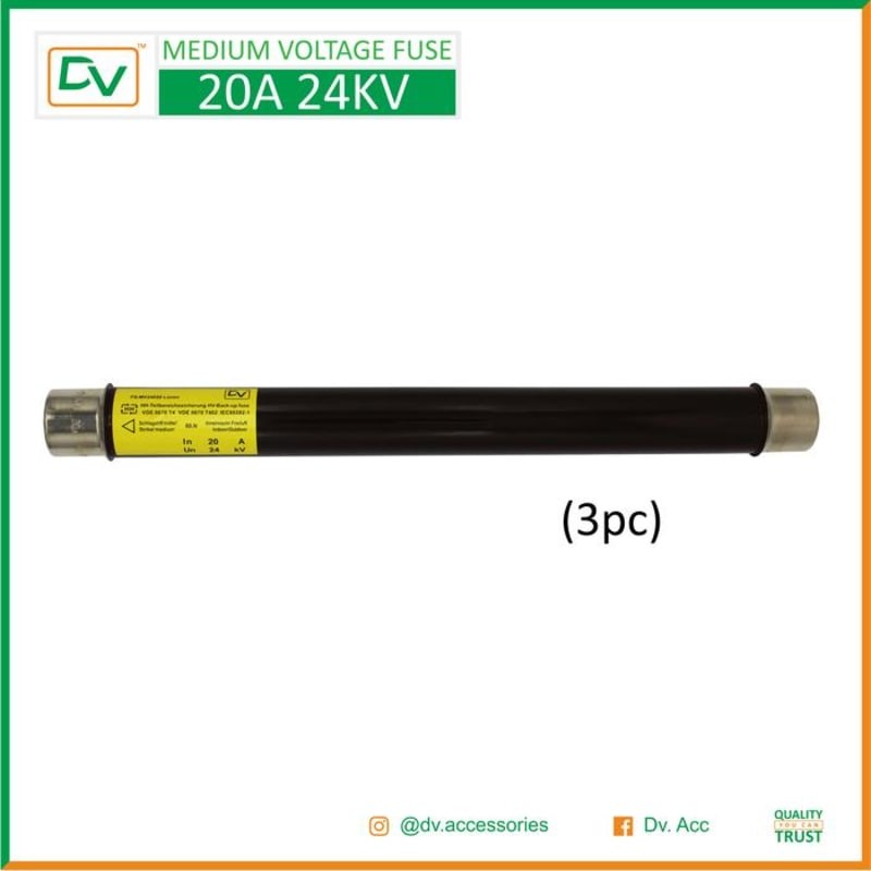 PROMO DV MEDIUM VOLTAGE FUSE MV FUSE 24KV 20A (3PCS)