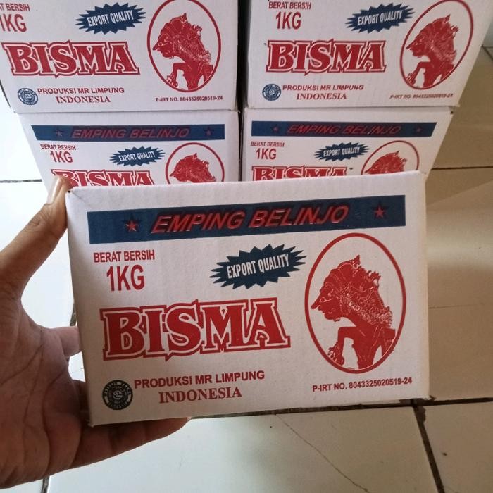 

Emping Sp Super Kemsan Kardus Bisma 1Kg Kering Kemasan Bisma