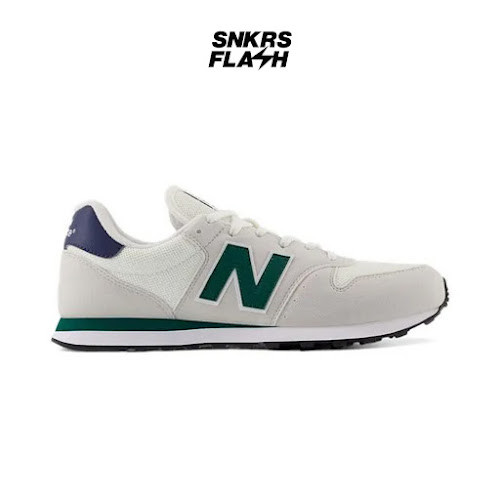 NEW BALANCE 500 WHITE GREEN Sepatu Sneakers Pria - GM500RTO - Size 45