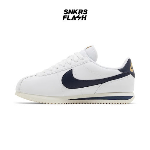 NIKE CORTEZ OLYMPIC WHITE BLACK Sepatu Sneakers Wanita - HJ9343100 - Size 40