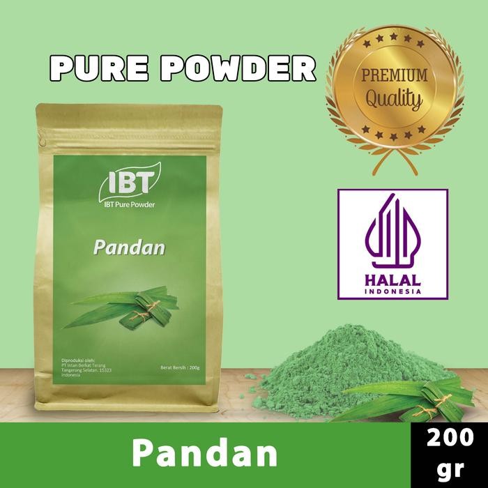 

NEW! PURE PANDAN POWDER MURNI BUBUK IMPORT MAKANAN KUE 200 GR