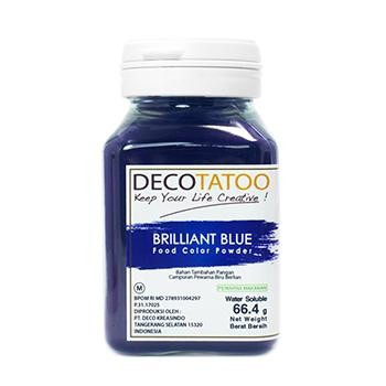 

NEW! PEWARNA MAKANAN BIRU ,BLUE DECOTATOO POWDER WATER SOLUBLE