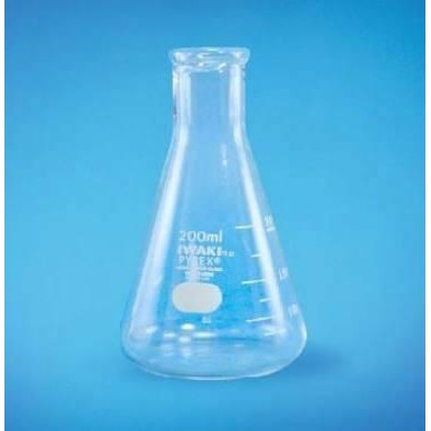 Erlenmeyer Flask 2000 Ml Iwaki Pyrex / Gelas Erlenmeyer Iwaki Pyrex
