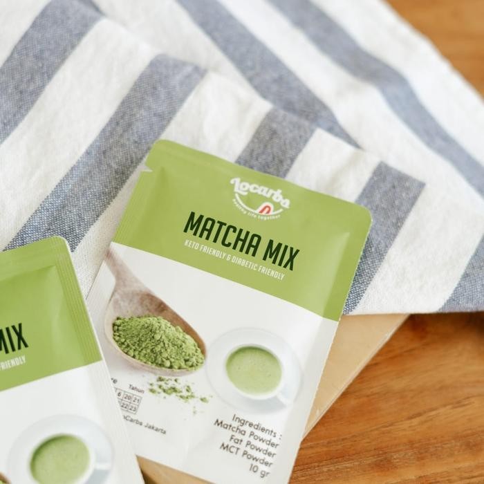 

Matcha Mix Keto Instant - Green Tea Keto - Rendah Gula - 1 Pack Isi 5
