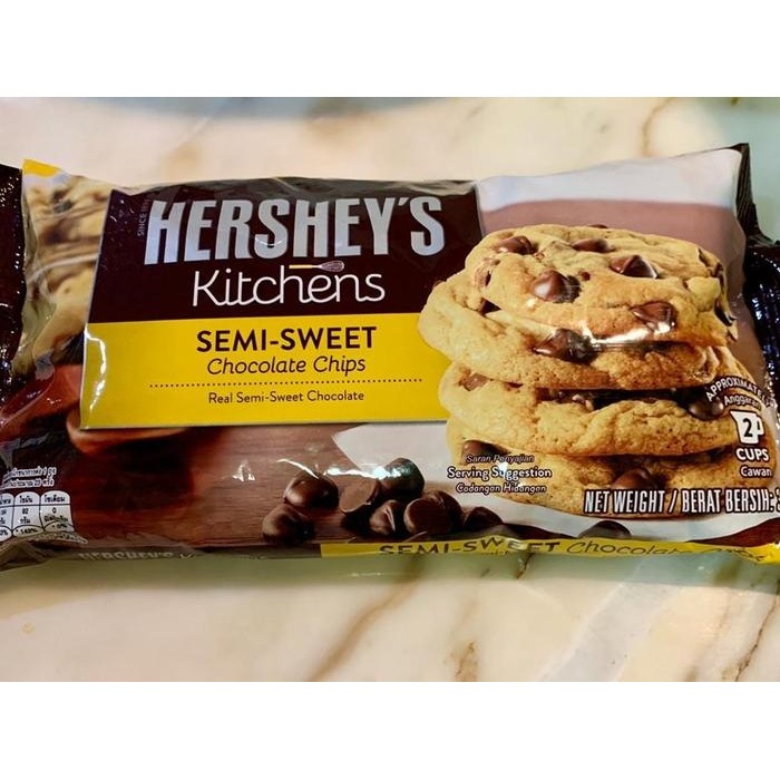 

NEW! HERSHEY'S SEMI SWEET CHOCOCHIP HERSHEY CHOCOLATE 340GR