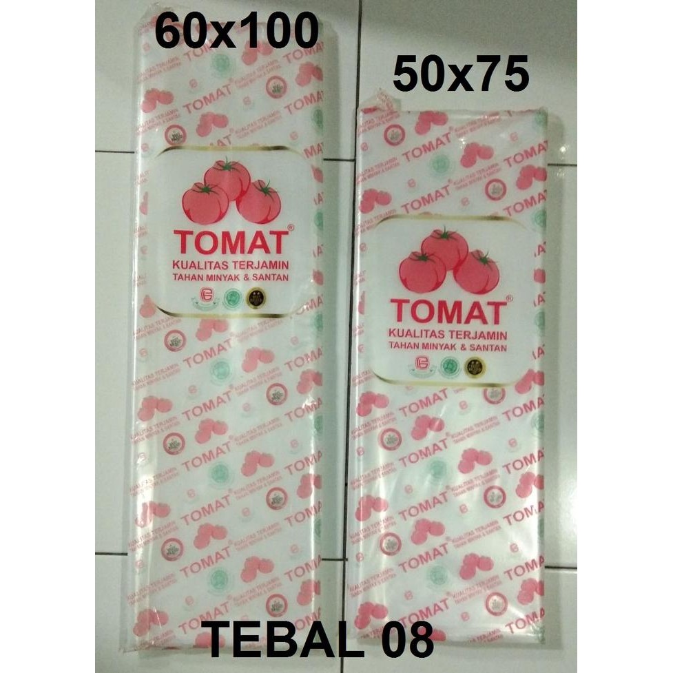 PAGAMART PLASTIK PE TOMAT 60X100 08 MICRON / 60 X 100 PE TEBAL - PLASTIK BONEKA