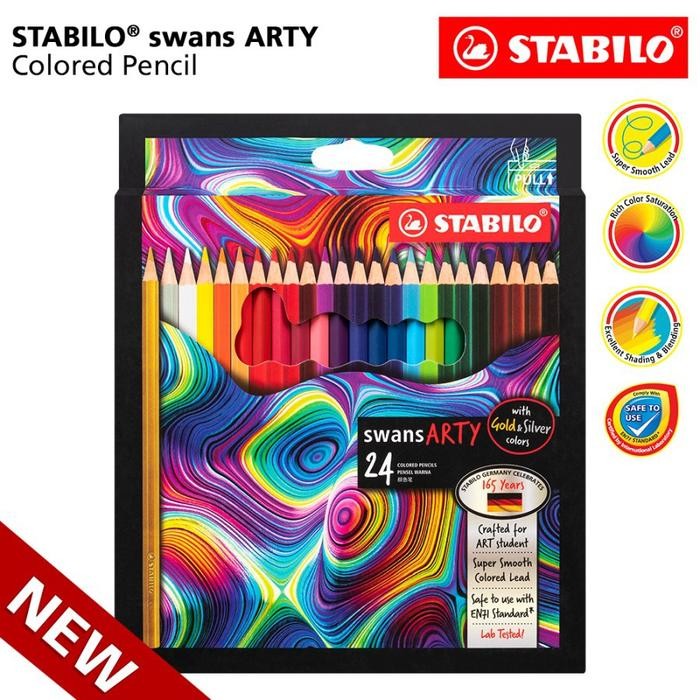 

Pensil Warna Stabilo Swans Arty 24 Warna