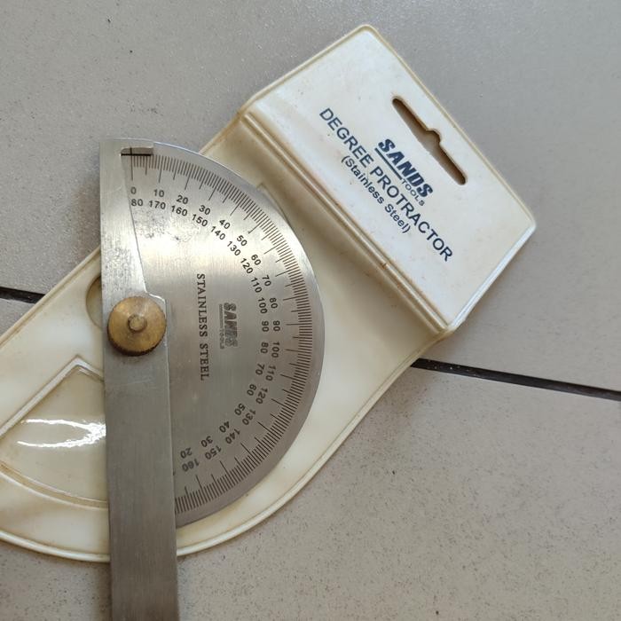 

Jangka Busur Degre Protektor Sand Tools (Stainless Steel)