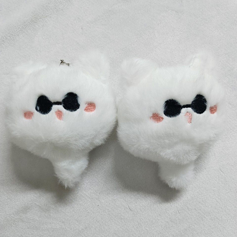 Anime Jujutsu Kaisen Gojo Satoru Cat Plush Toy Cute Embroidery Plush Stuffed Animals Dolls Pendant