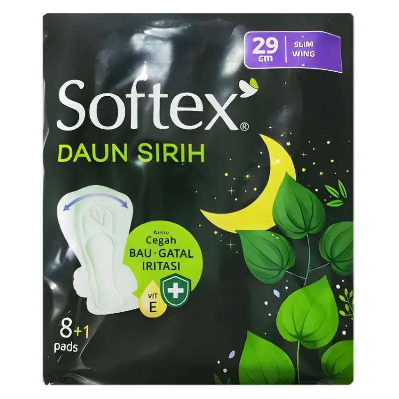 Softex Pembalut Daun Sirih 29cm Isi 8 Pads
