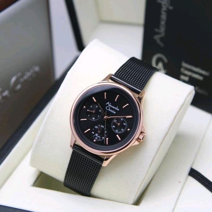 ORINAL Jam Tangan Wanita Alexandre Christie 2A38 /AC2A38 Orinal Rantai Pasir Garansi Resmi 1Tahun