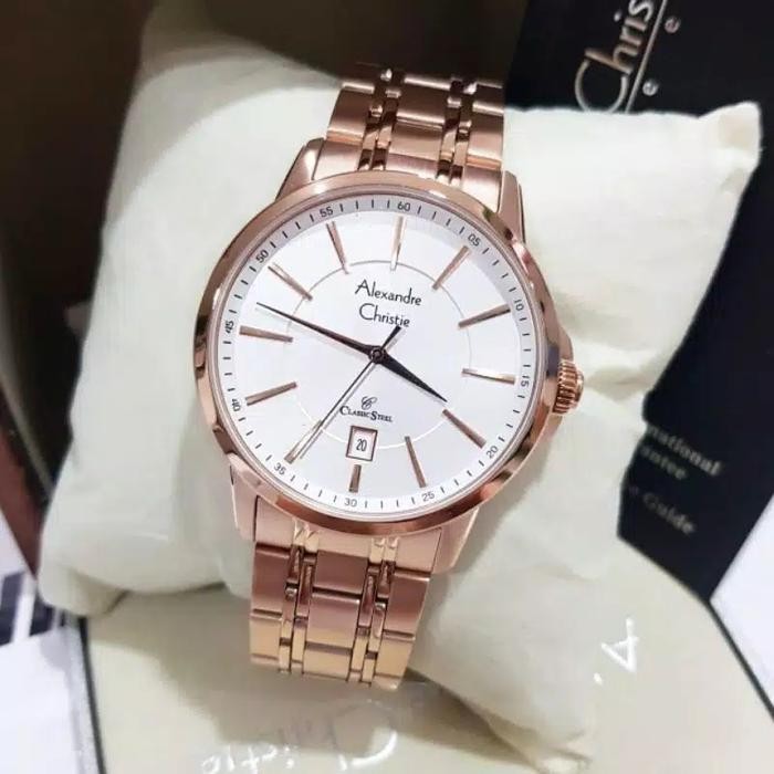 Alexandre Christie Pria Ac 8636 Stainless Steel /Garansi Resmi 1 Tahun