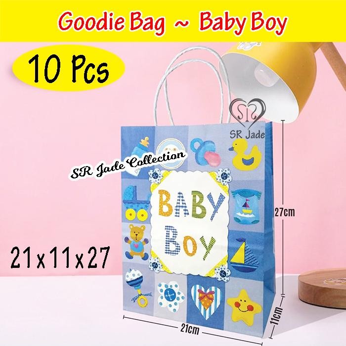 Goodie Bag Imlek Tas Kado Paper Bag CNY Kantong Kertas Lucky Cat Fu