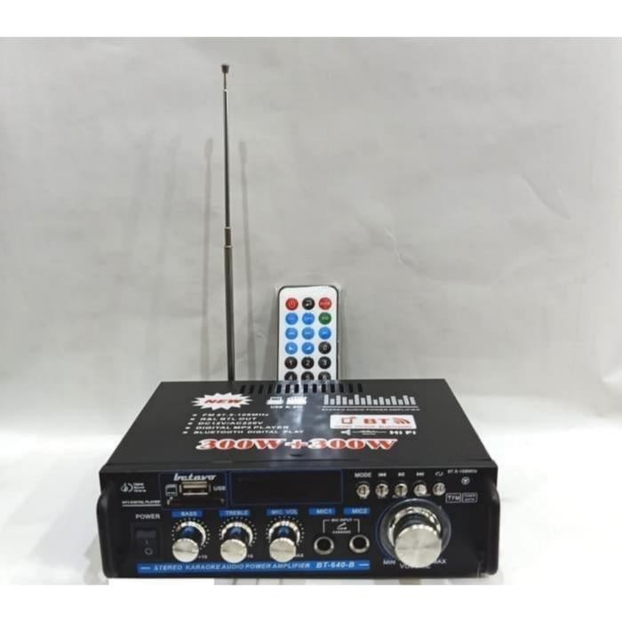 AMPLIFIER BETAVO MINI BLUETOOTH USB RADIO BT640