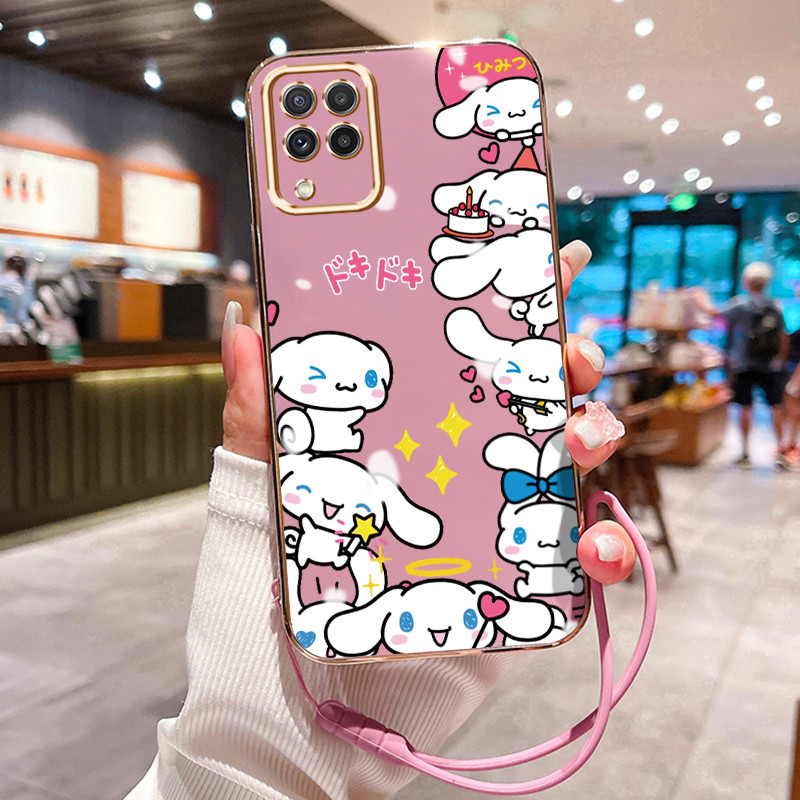 Casing Hp Untuk Samsung Galaxy A22 M22 Case Casing Hewan kartun HP Cesing Silikon Softcase disepuh t