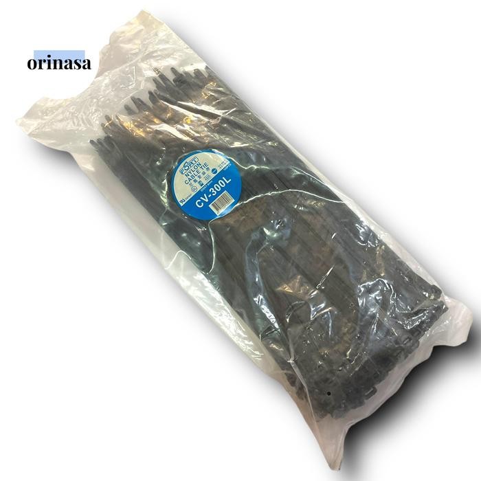 

ORIGINAL Cable Ties Kabel Ties Nylon Fort 7,6x300mm 30cm 100pcs Hitam Tebal READY STOCK