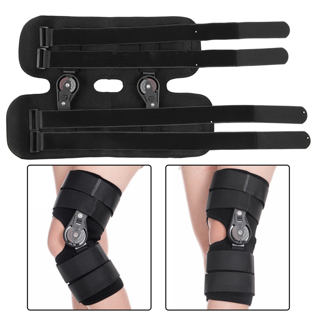 Short Adjustable Knee Joint with Chuck  Ligament Injury Osteoarthritis Knee Protector Knee Orthosis 