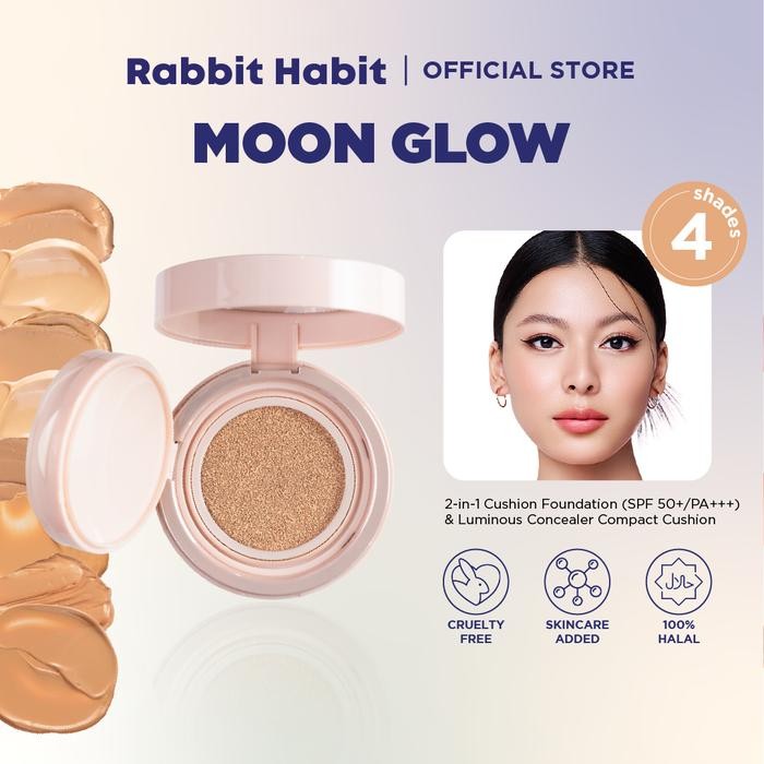Z_ZT Moon Glow 2-In-1 Cushion Foundation Hybrid Cosmetic & Skincare (Spf 50+/Pa+++) And