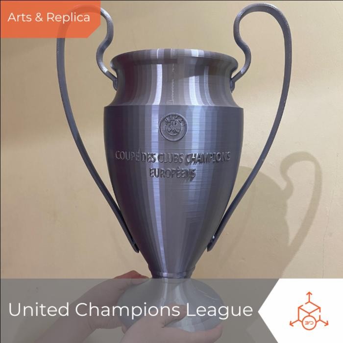NEW Replika Piala UCL Trophies Piala, Replica United Champions League