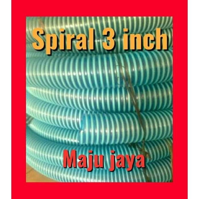 Selang hisap spiral 3 in mesin pompa air irigasi sawah multi ryu