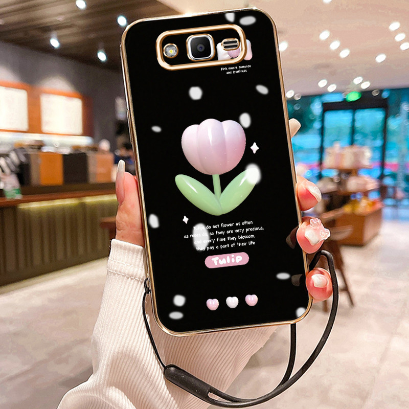 Casing Hp Untuk Samsung Galaxy J2 Prime J2 Ace Case Casing Tulip Graffiti HP Cesing Silikon Softcase