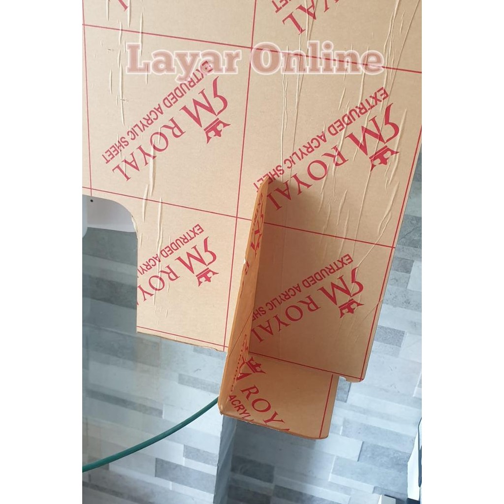 

Sekat Acrylic 3Mm 120 X 50Cm Meja Partisi Kasir Kaki Bisa Di Lem