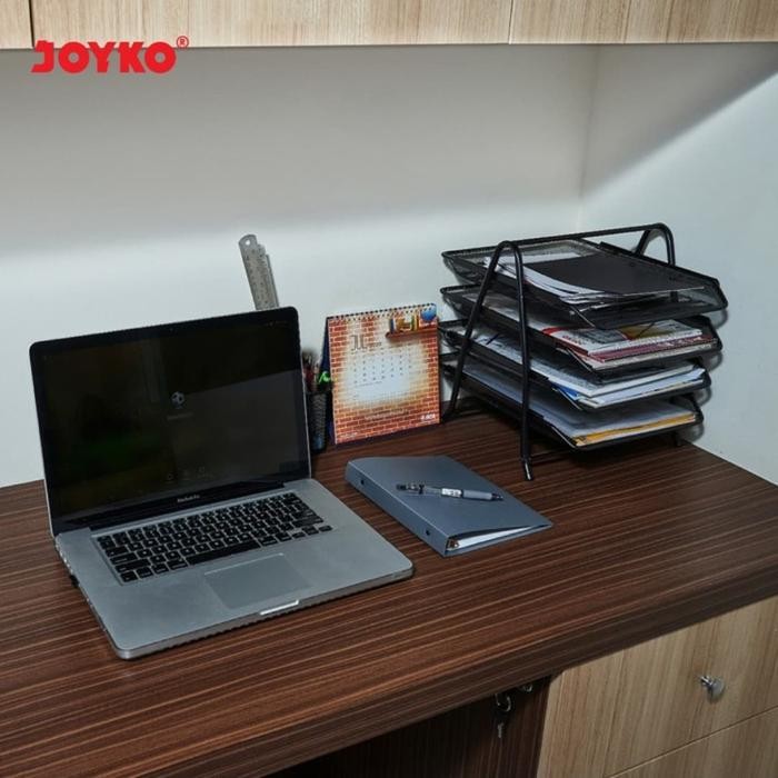 

Rak Document Tray 4Susun Joyko Dt31/Paper Tray/Elevated Letter Tray Besi Baut