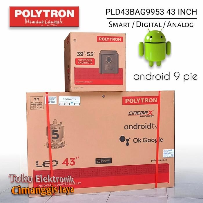 Smart Tv Led Polytron 43 Inch Android
