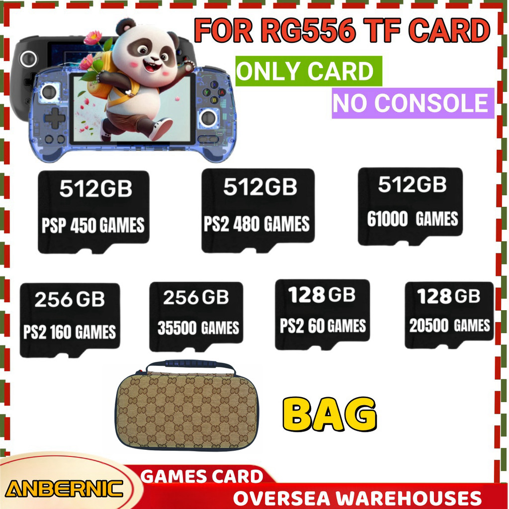FOR ANBERNIC RG556 TF Card Portable PS2 Handheld Game Console Memory
