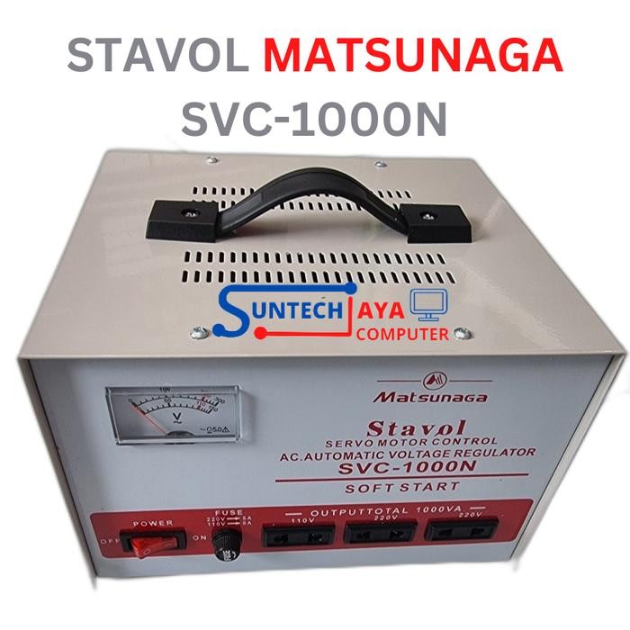 Stavol Stabilizer Matsunaga SVC-1000N 1000watt 1000 Watt 1000w Stavol Svc 1000n