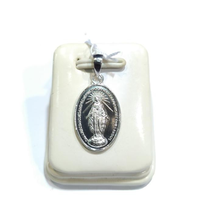 Liontin Bunda Maria Medali Wasiat Emas Putih 750