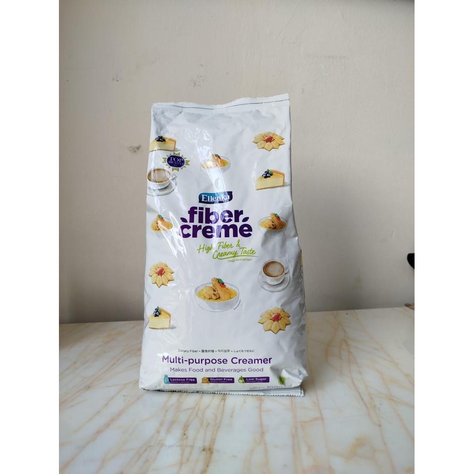 

(Rdm) - Ellenka Fibercreme Serbaguna Rendah Gula & Bebas Gluten 1000 Gr Untuk Masakan