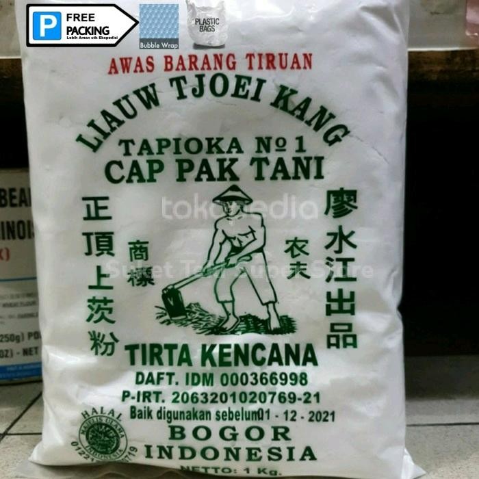 

(Rdm) - Sagu Tani Liauw Tjoei Kang 1Kg Tapioka Pempek Tirta Kencana Ready
