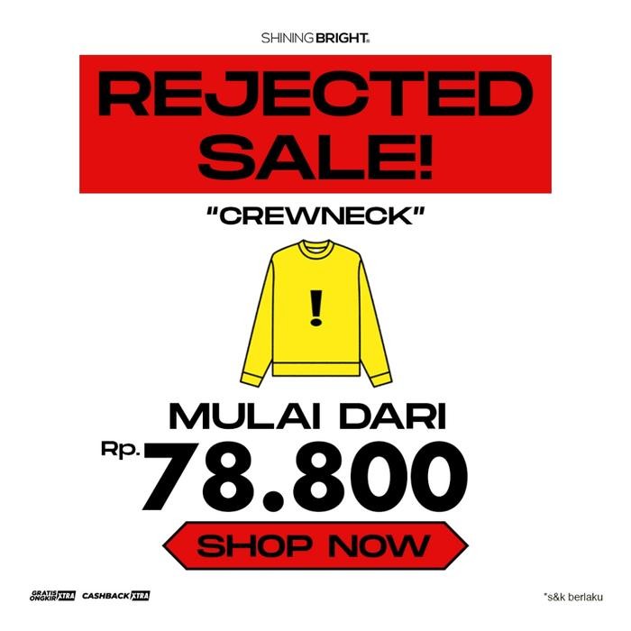 Shining Bright Rejected Random Crewneck Sale