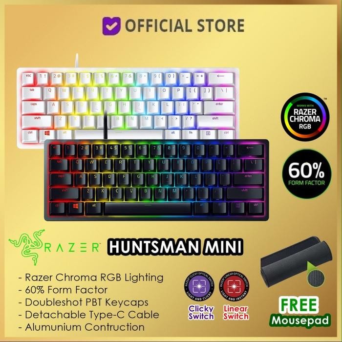 MSOD Razer Huntsman Mini Optical Gaming Keyboard Keycaps Computer Keyboard Razer
