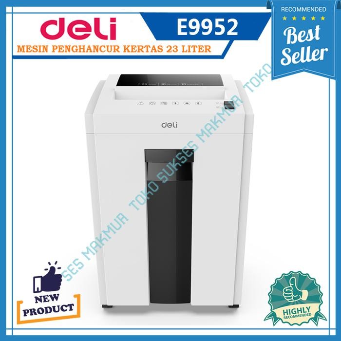 DKF9 Penghancur Kertas Deli E9952 - Paper Shredder Deli E9952